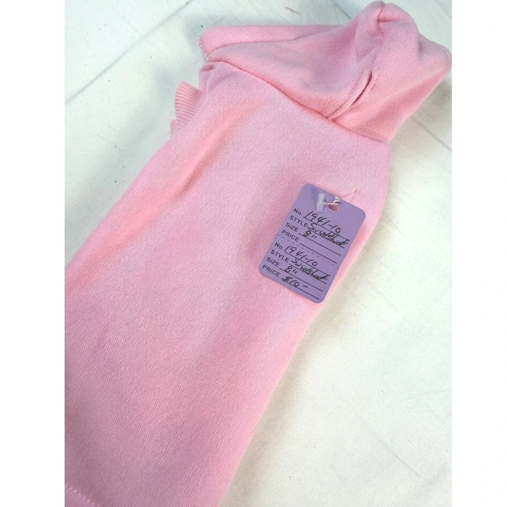 Boutique Pet Hoodie XS Pink Fleece Sleeveless Sweatshirt Dog Cat NWT